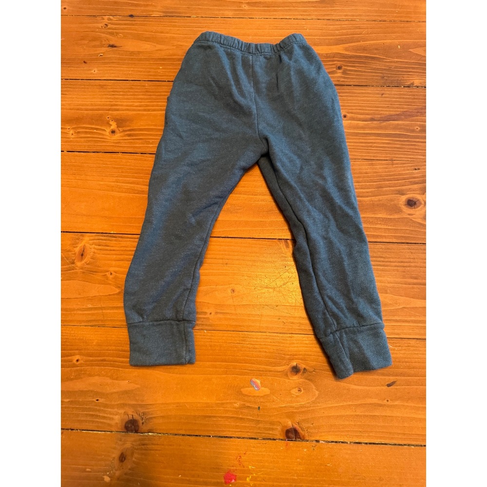 Lulu‎ + Roo Handmade USA Kids Jogger Pants Size 2T Teal Blue Drawstring Comfort